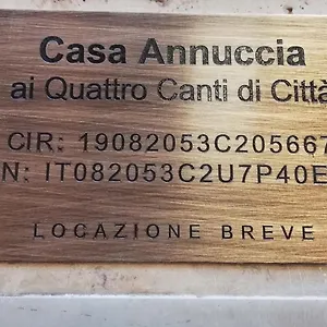 Casa Annuccia Ai Quattro Canti Di Appartement Palerme